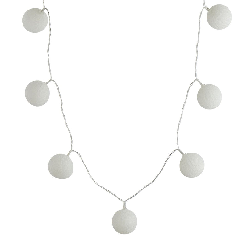 Argos Home white ball string lights 2m - British product