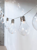 Lights4fun warm white Edison festoon lights 10 bulbs (British brand)
