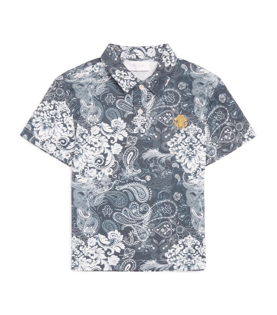Roberto Cavalli cotton polo shirt kids 4-14 years, imported from the UK