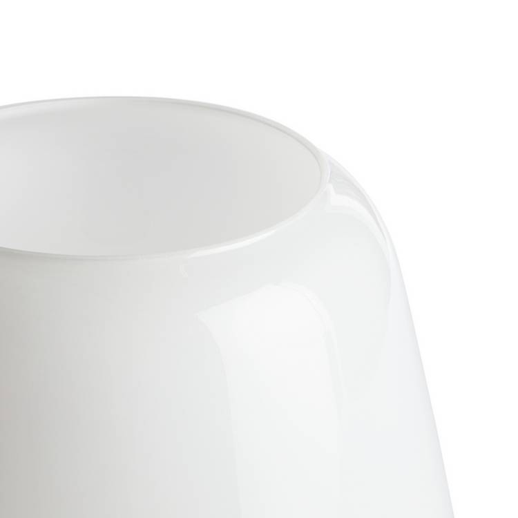 Habitat Lucetta glass table lamp white, UK version