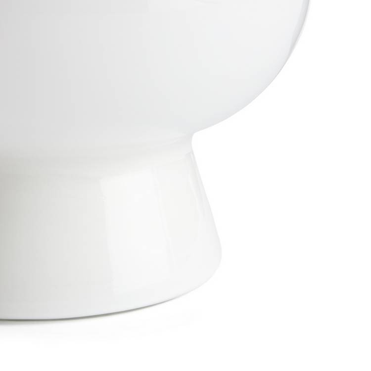 Habitat Lucetta glass table lamp white, UK version