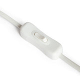 Habitat Lucetta glass table lamp white, UK version