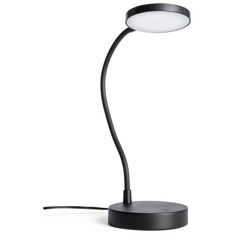 Habitat Mopsa LED desk lamp black flexible neck - British product