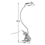 Habitat Mopsa clip lamp black - British product
