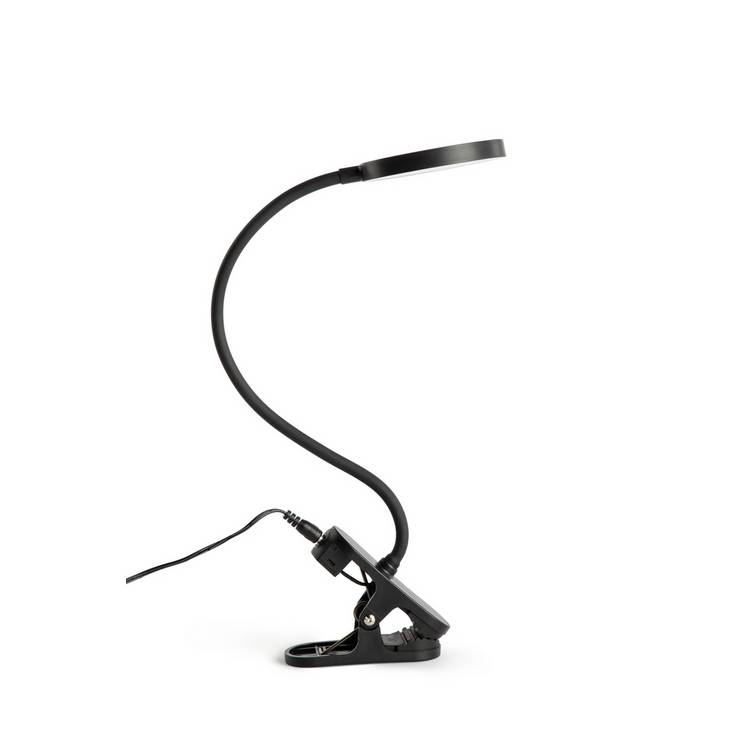 Habitat Mopsa clip lamp black - British product
