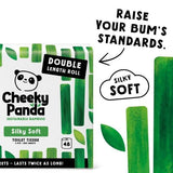 Cheeky Panda double-length bamboo toilet paper 48 rolls, imported from the UK