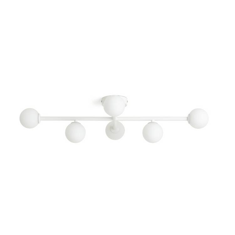 Habitat Alonso bathroom flush ceiling light white, imported from the UK