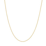 Revere 9ct gold fine curb chain necklace, UK version