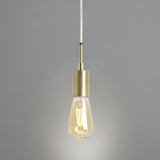 Habitat Lockie brushed brass pendant ceiling light gold, imported from the UK