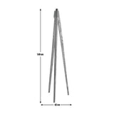 Habitat tripod floor lamp walnut stain, imported from the UK