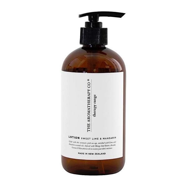 The Aromatherapy Co body lotion Sweet Lime & Mandarin 500ml, UK version