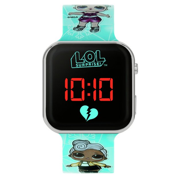 LOL Surprise kids digital watch blue 35mm (British brand)