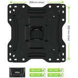 AVF multi-position TV wall bracket up to 43 inch, imported from the UK