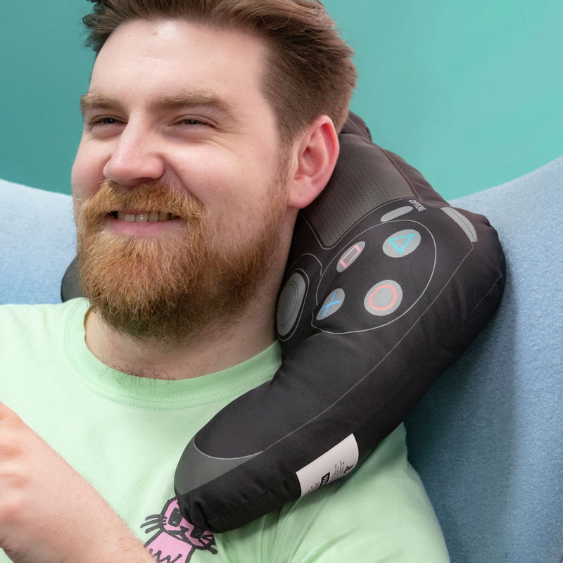 PlayStation controller shaped cushion 45x32cm, UK version