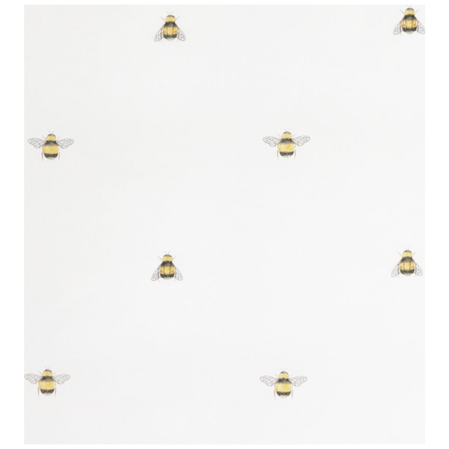 Argos Home Hideaway Bee Print White Bedding Set - Double