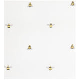 Argos Home Hideaway Bee Print White Bedding Set - Double