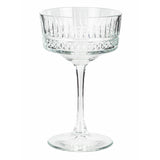 Argos Home pressed champagne coupe glasses set, imported from the UK