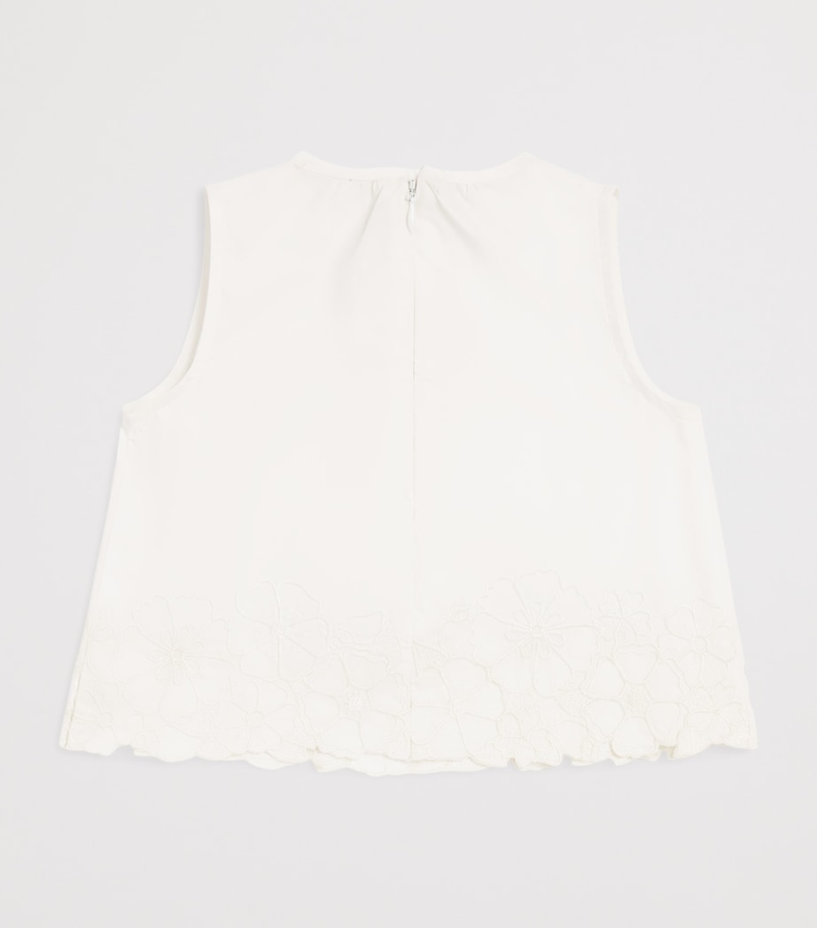 Chloé Kids Floral Embroidered Blouse 6-36 months - British product