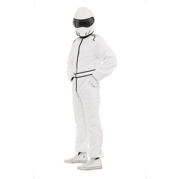 Orion Costumes White Race Suit and Helmet Standard GOODS Superdrug   