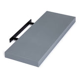 Argos Home Jak floating shelf grey gloss 80cm, UK version