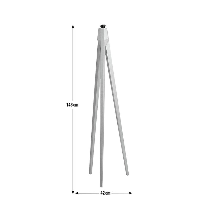 Habitat Tripod Wooden Floor Lamp Base Only - Ash