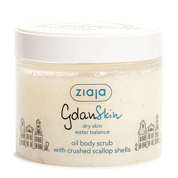 Ziaja Gdanskin oil body scrub 300ml, imported from the UK