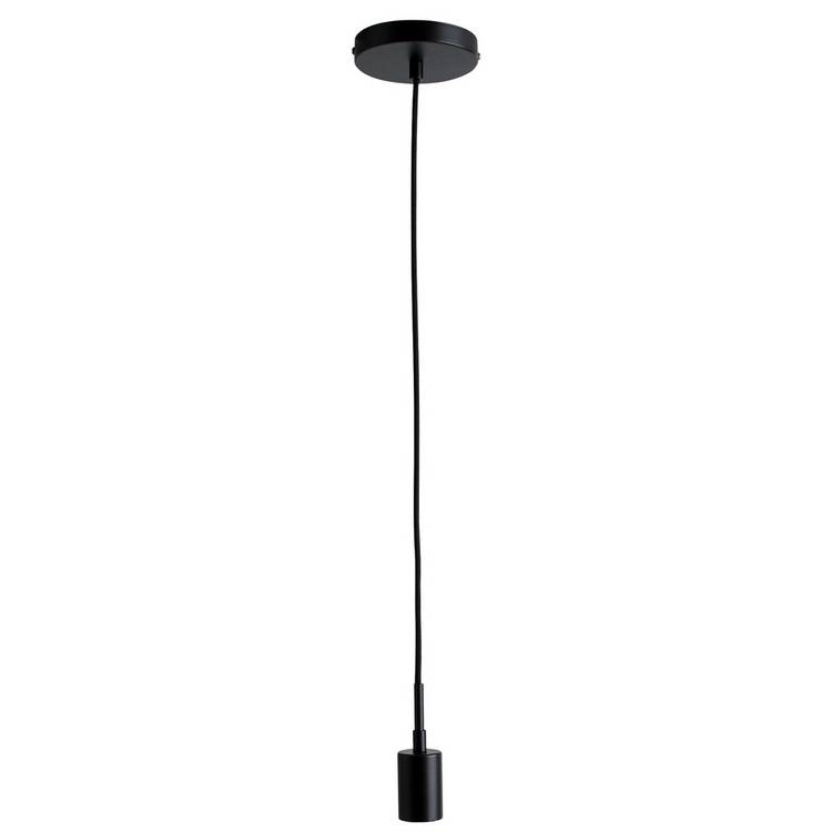 Habitat Lockie black metal ceiling pendant light - British product