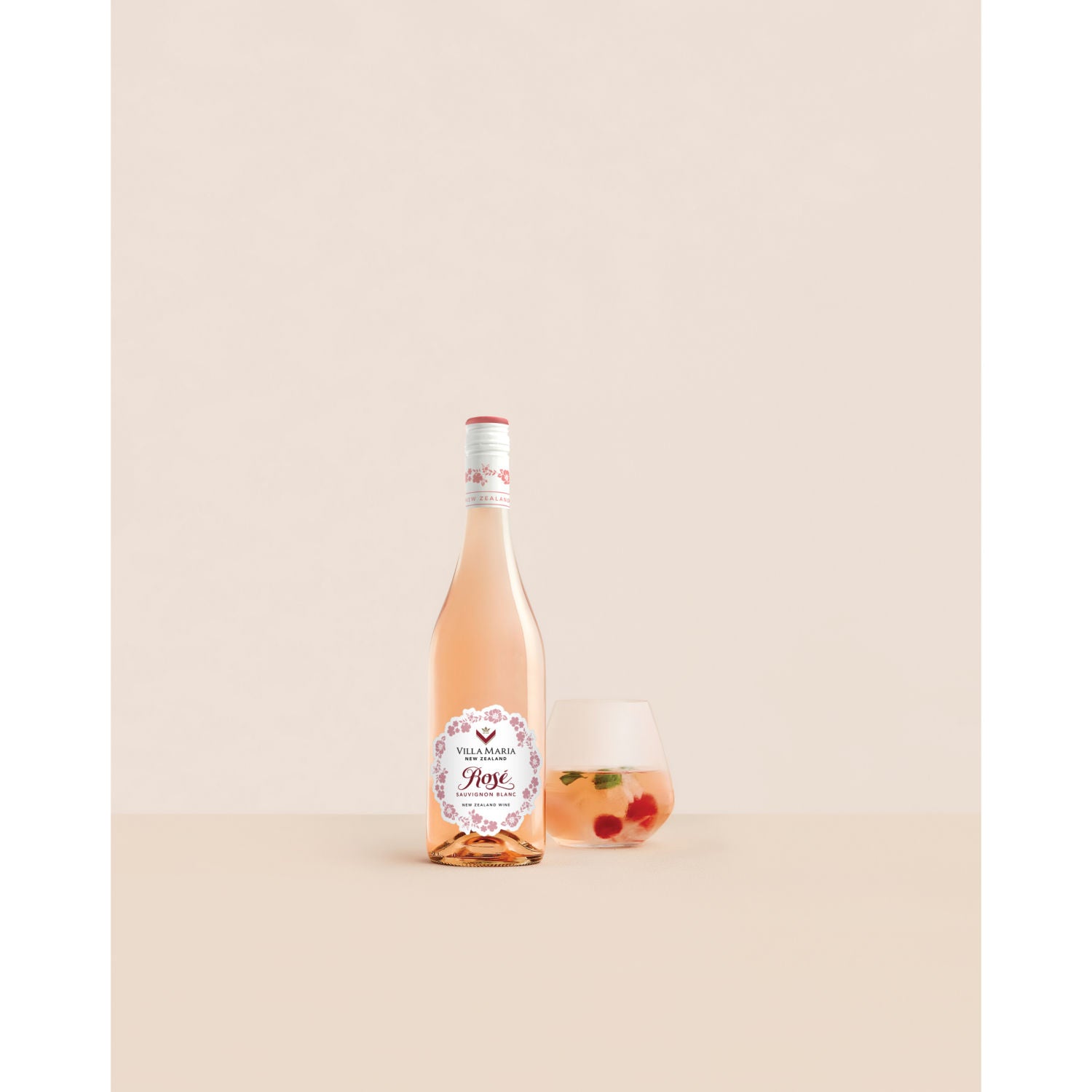 Villa Maria Blush Sauvignon rosé wine 750ml (British brand)