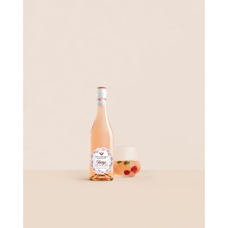 Villa Maria Blush Sauvignon rosé wine 750ml (British brand)