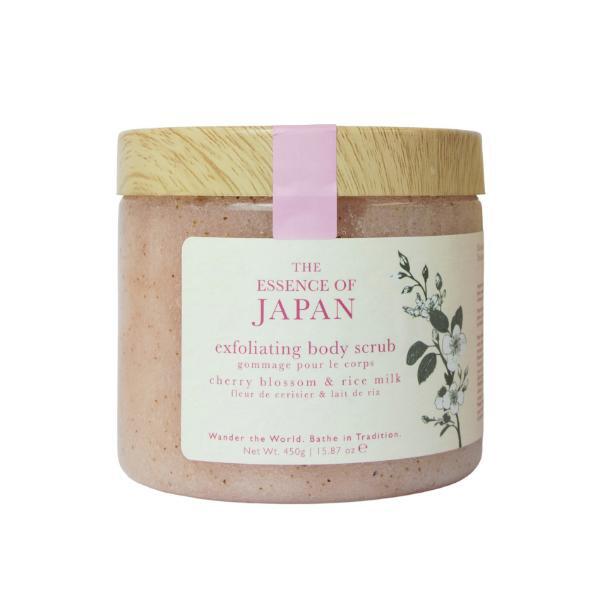 Wanderflower sugar body scrub cherry blossom 450g, imported from the UK