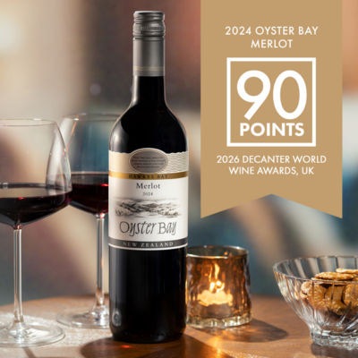 Oyster Bay Hawkes Bay Merlot red wine 750ml, imported from the UK