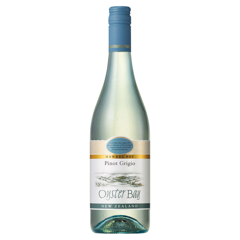 Oyster Bay Hawkes Bay Pinot Grigio wine 750ml, imported from the UK