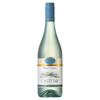 Oyster Bay Hawkes Bay Pinot Grigio wine 750ml, imported from the UK