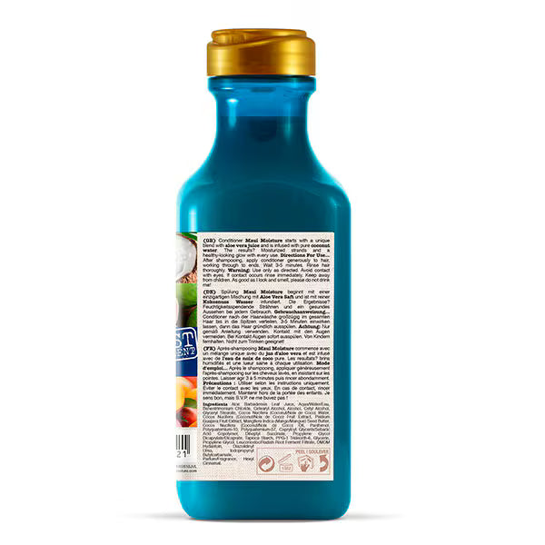 Maui Moisture Coconut Milk Conditioner, imported from the UK