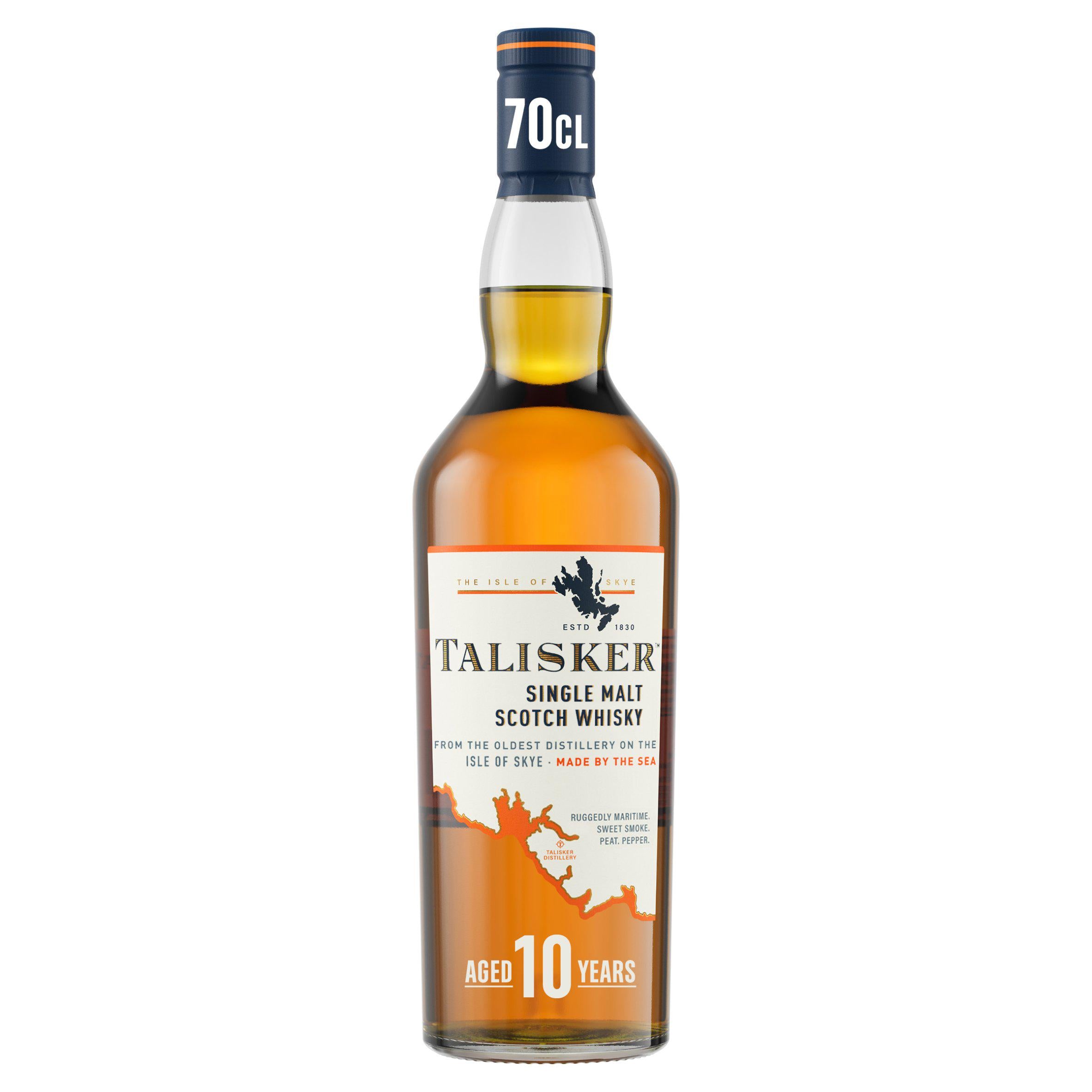 Talisker 10 Year Old Single Malt Scotch Whisky 70cl All spirits & liqueurs Sainsburys   