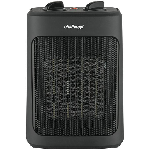Challenge ceramic fan heater 2kW compact, UK version