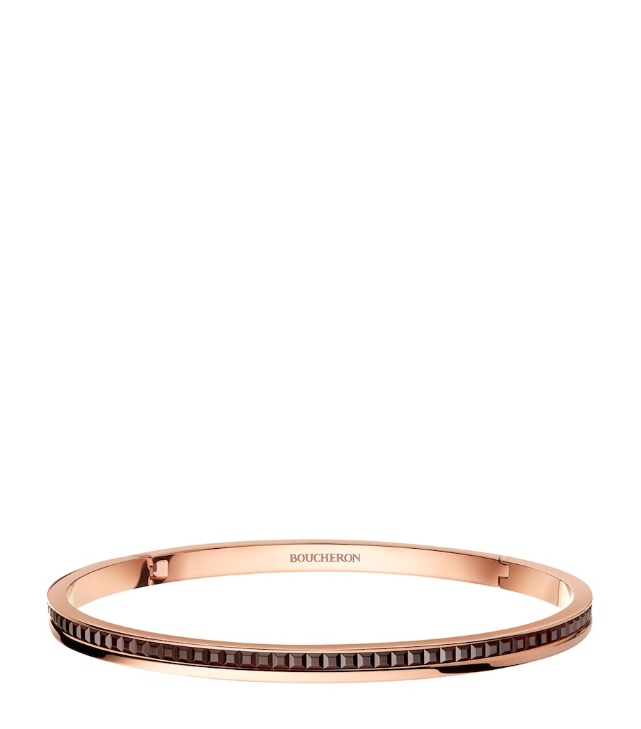 Boucheron Quatre Classique bangle in 18kt yellow and rose gold - British product