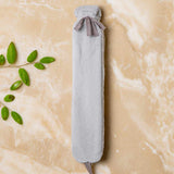 Aroma Home long faux fur hot water bottle in winter white - British product