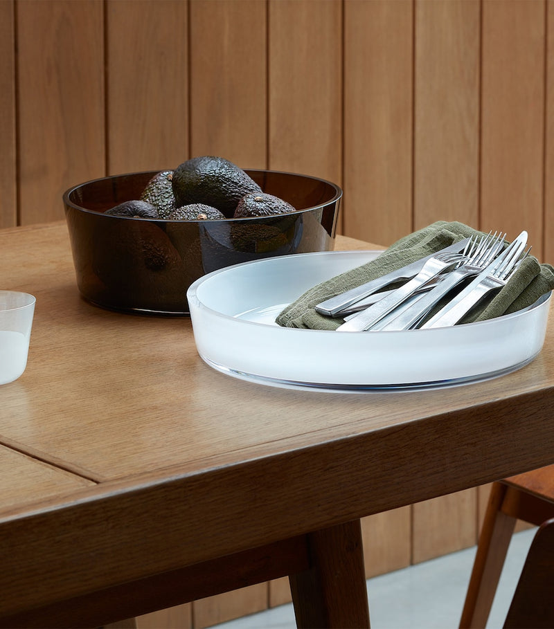 LSA International glass salad bowl 30cm, UK version