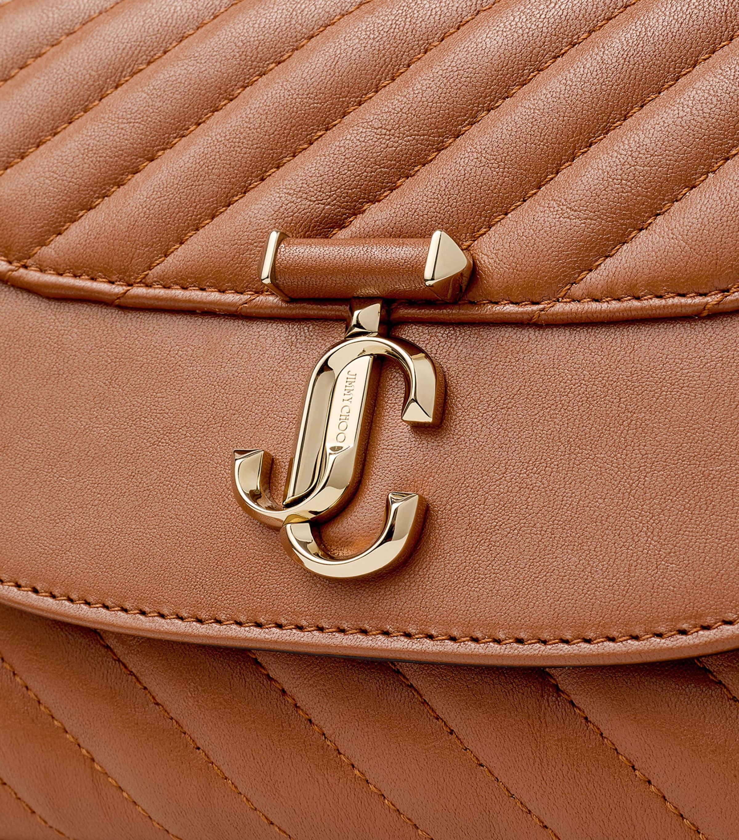 Jimmy Choo Curve top-handle bag quilted lambskin - British product