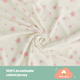 Silentnight Safe Nights Nursery Pink Fitted Sheets - Crib