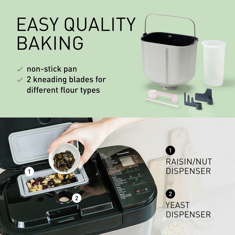 Panasonic SD-YR2550SXC breadmaker silver - British product