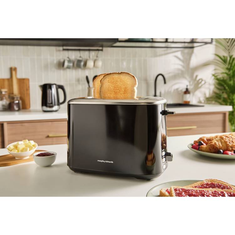 Morphy Richards Equip 2 Slice Toaster Black, imported from the UK
