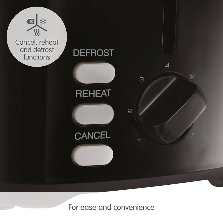 Morphy Richards Equip 2 Slice Toaster Black, imported from the UK