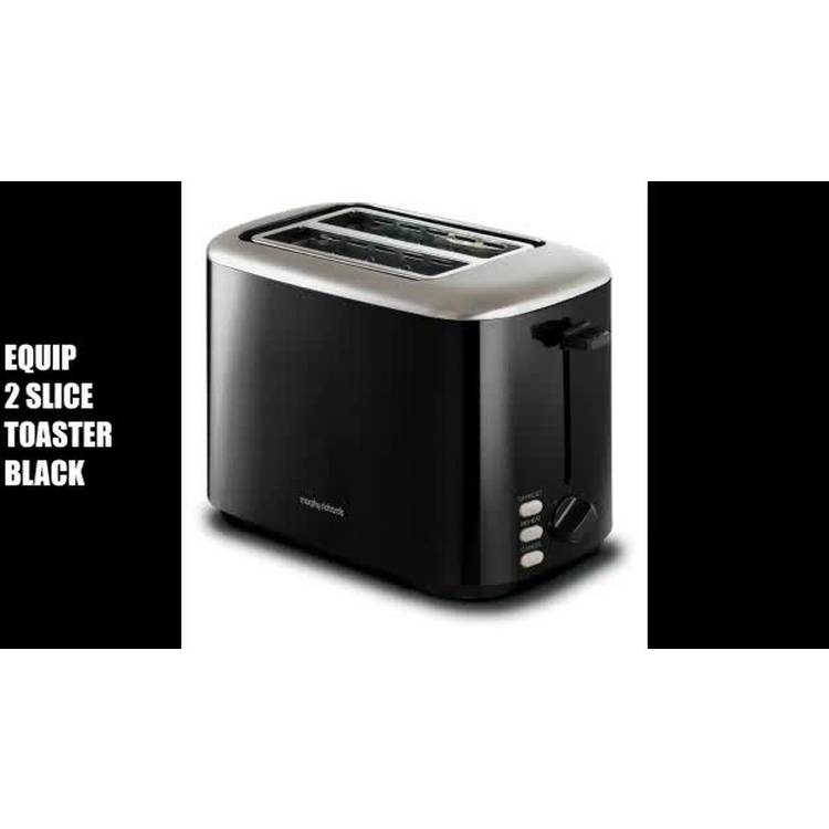 Morphy Richards Equip 2 Slice Toaster Black, imported from the UK