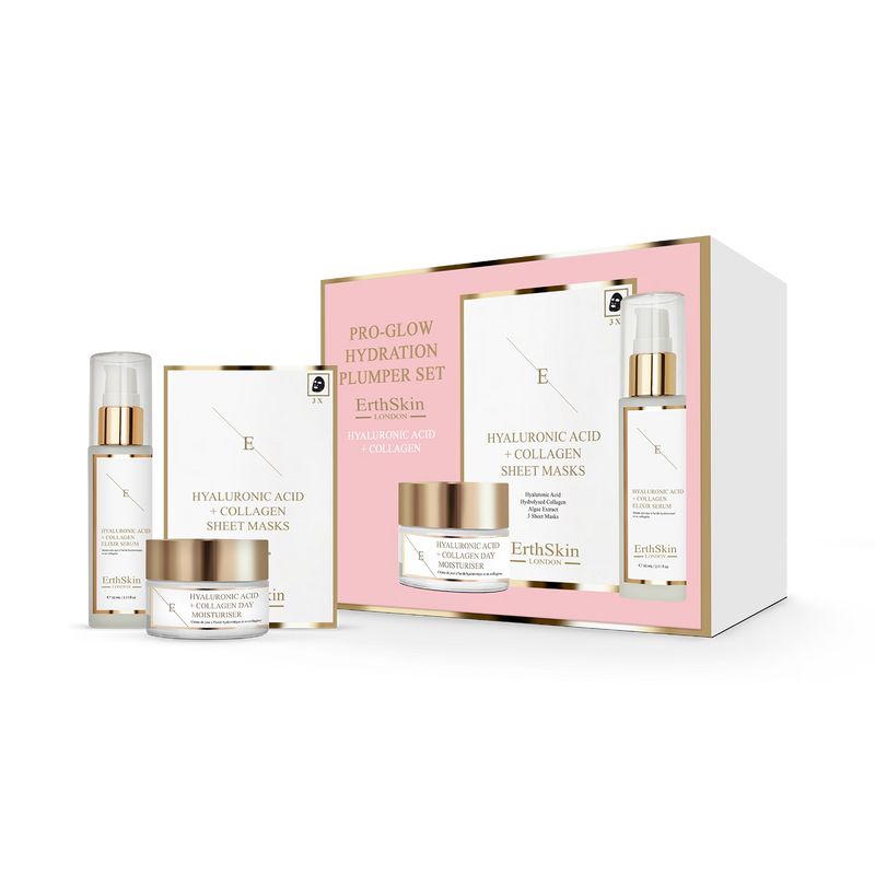 Erth Skin London PRO GLOW hydration plumping set (British brand)