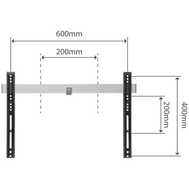 One For All ultra slim TV wall bracket WM6611, UK version