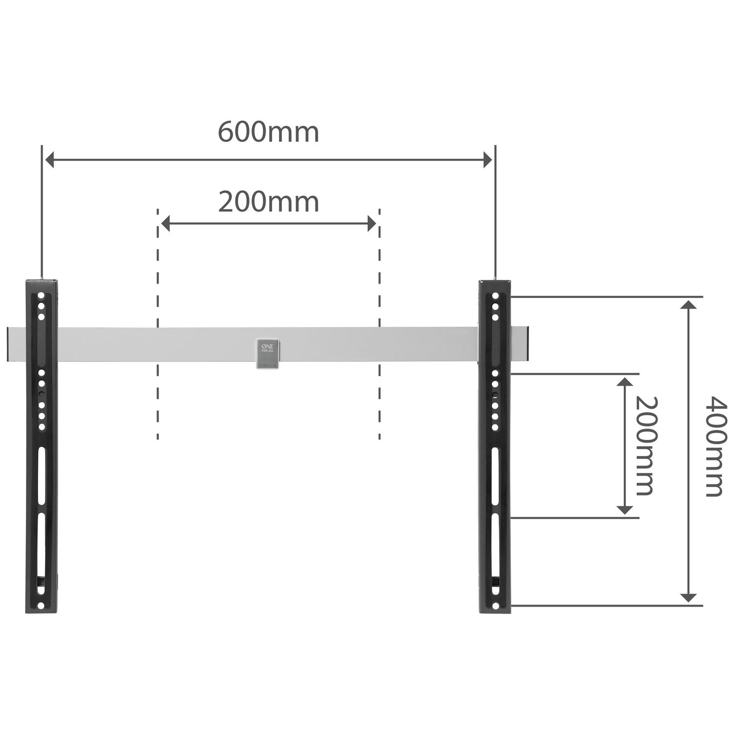 One For All ultra slim TV wall bracket WM6611, UK version