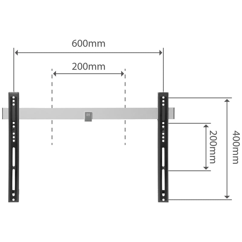 One For All ultra slim TV wall bracket WM6611, UK version