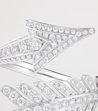 Boucheron Nature Triomphante Flèche white gold diamond ring (British brand)
